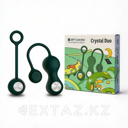 Magic Motion Crystal duo кегель жаттықтырушысы қою жасыл от sex shop Extaz