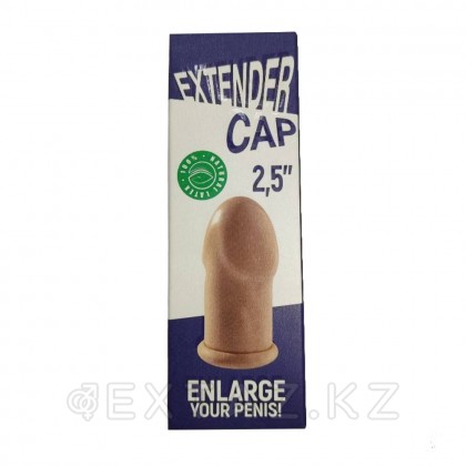 Ұзартқыш саптама, латекс, 2,5 дюйм, жалаңаш от sex shop Extaz фото 2