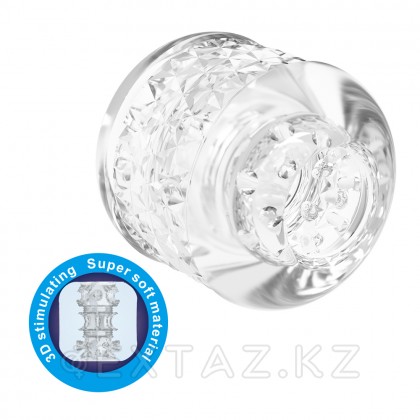 Crystle текстуралы арнасы бар Мастурбатор мөлдір от sex shop Extaz фото 2