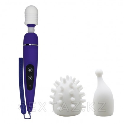 Универсальный массажёр + 2 насадки от sex shop Extaz