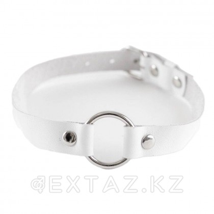 Ақ шынайы былғары шокер от sex shop Extaz