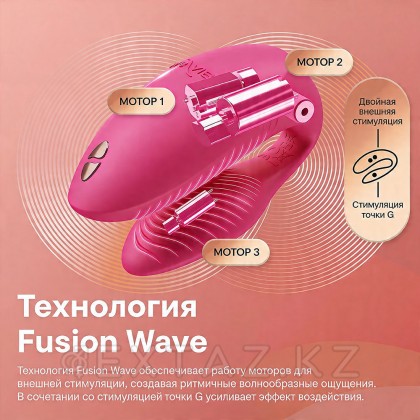 We-vibe Chorus Pro қызғылт жұп вибраторы от sex shop Extaz фото 14