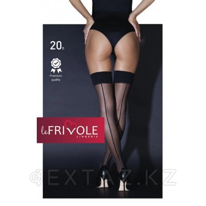 Чулки черные со стрелками Sense, S/M от sex shop Extaz