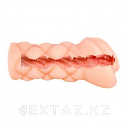 Мастурбатор реалистичный с вибрацией и кольцами Michelle от sex shop Extaz фото 4
