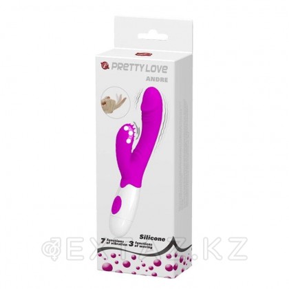 Вибратор с клиторальной стимуляцией Andre от sex shop Extaz