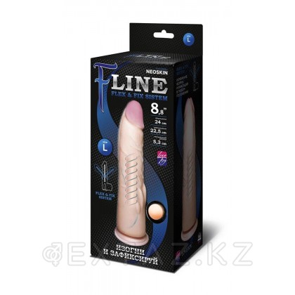 Фаллоимитатор неоскин на присоске LOVETOY FLEX & FIX SISTEM, 24 см от sex shop Extaz