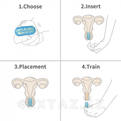 Ocean ' s Toner Egg 3 вагинальды бұлшықет тренажері от sex shop Extaz фото 4