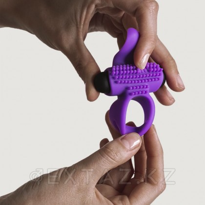 Виброкольцо эрекционное Adrien Lastic Bullet Lastic күлгін от sex shop Extaz фото 3