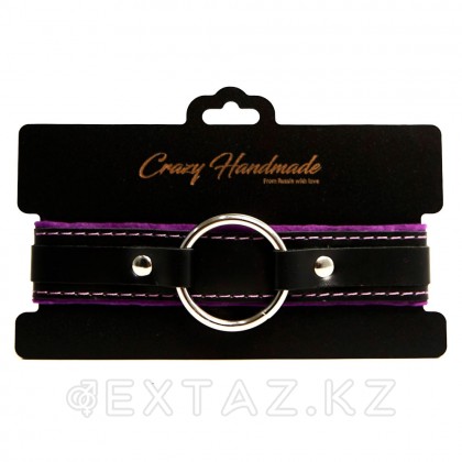 Жұмсақ күлгін астары бар жаға от sex shop Extaz