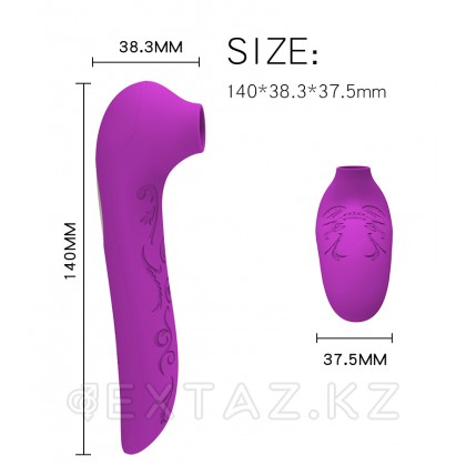 Клиторальный стимулятор Art printed от sex shop Extaz фото 6