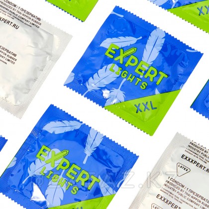 EXPERT Light XXL презервативтері, ультра жұқа, үлкейтілген, 15 дана от sex shop Extaz фото 4