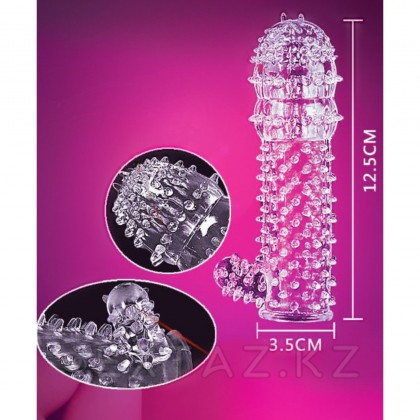 Саптама арналған пенис массажная антеннами мөлдір Оки Чпоки от sex shop Extaz фото 4