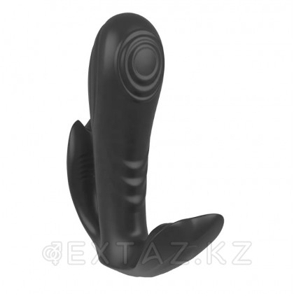 Мини вибратор с тройной стимуляцией и пультом ДУ от sex shop Extaz фото 4