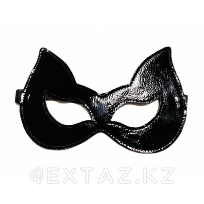 Маска черная из эко-кожи от sex shop Extaz