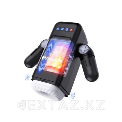 Amovibe ұсынған Game Cup (қара) инновациялық мастурбатор роботы от sex shop Extaz