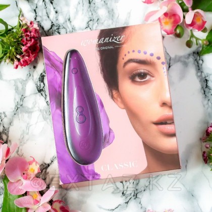 Бесконтактный клиторальный стимулятор Womanizer Classic пурпурный от sex shop Extaz фото 4