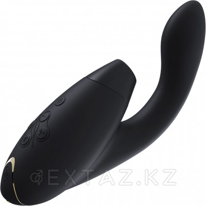 Бесконтактный клиторальный стимулятор Womanizer Duo черный от sex shop Extaz
