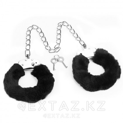 FETISH PLEASURE жүні бар аяққа арналған бұғаулар қара түсті от sex shop Extaz