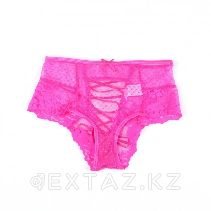 Lace Strappy қызғылт түсті трусики (XL өлшемі) от sex shop Extaz фото 4