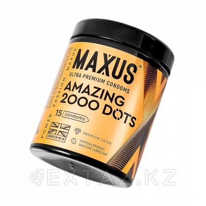 Maxus Amazing презервативтері, нүктелік, 15 дана от sex shop Extaz фото 2