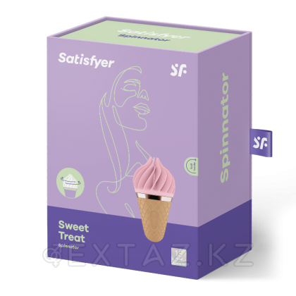 Satisfyer Spinnator Sweet Treat клиторальды стимуляторы (қызғылт) от sex shop Extaz фото 4