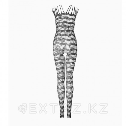Көлденең жолақты қара түсті костюм (Impulse) (S-L) от sex shop Extaz фото 5