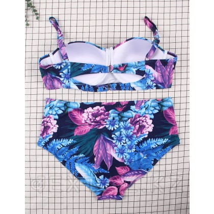 Купальник Flower Print Blue (3XL) от sex shop Extaz фото 4