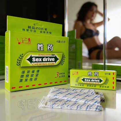 Әйелдерге арналған қызықты Сағыз Sex drive, 5 дана от sex shop Extaz фото 4