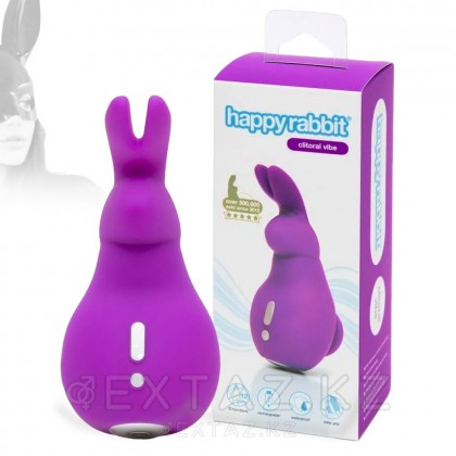 Бақытты қоян шағын құлақ клиторальды вибратор күлгін от sex shop Extaz фото 2