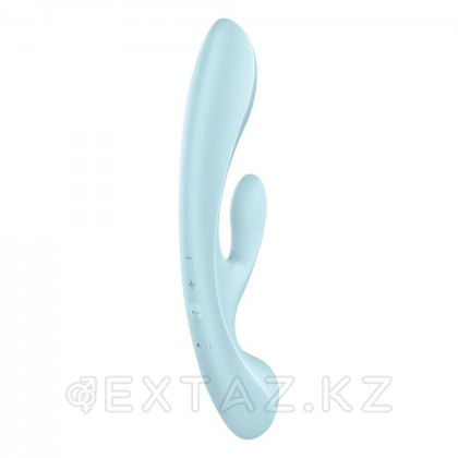 Satisfyer Triple oh қоян вибраторы ашық көк от sex shop Extaz фото 5