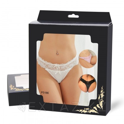 Танга сексуалды Флоральды Лейс қызғылт Трусики (M-L өлшемі) от sex shop Extaz фото 8