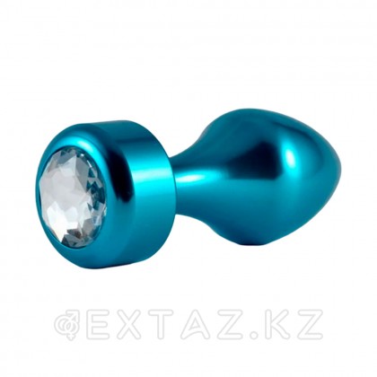 Алюминий анальная тығын Кристалл көк от sex shop Extaz
