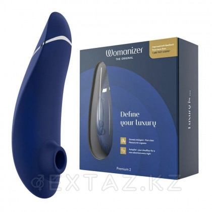 Бесконтактный клиторальный стимулятор Womanizer Premium 2 Blueberry - extaz.kz Womanizer Premium 2 Blueberry байланыссыз клиторальды стимуляторы от sex shop Extaz
