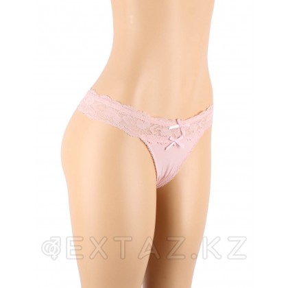 Танга сексуалды Флоральды Лейс қызғылт Трусики (M-L өлшемі) от sex shop Extaz фото 5