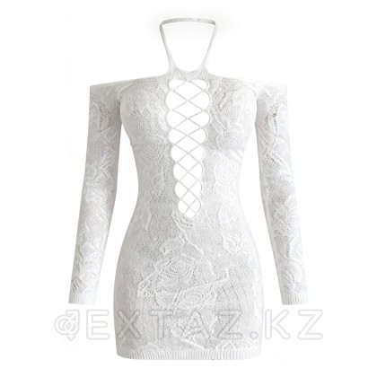 Drywell (S-M)ақ түсті эротикалық шілтер көйлек от sex shop Extaz фото 2
