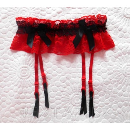 Пояс для чулок Huasheng 0811 (44-48, красный) от sex shop Extaz