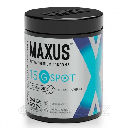 Презервативтер тегіс, қос спираль MAXUS G Spot 15 дана. от sex shop Extaz
