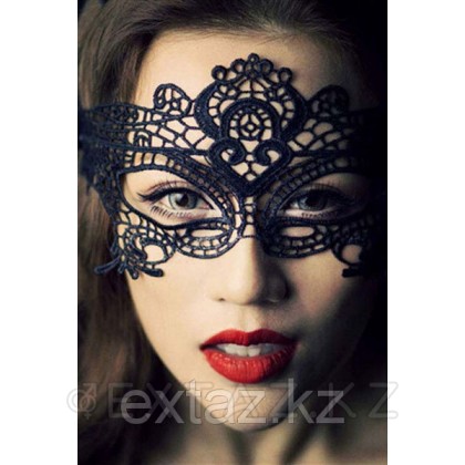 Кружевная черная маска от sex shop Extaz