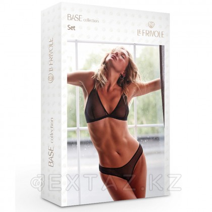Le frivole Base (L/XL)жұмсақ көкірекше және стринг жиынтығы от sex shop Extaz фото 2
