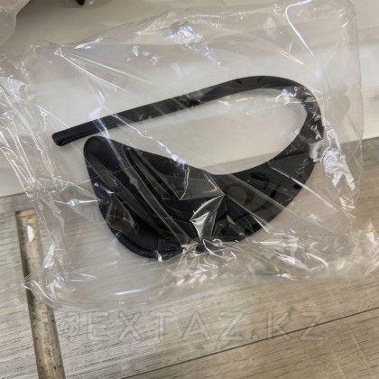 Вибропулиге арналған қалтасы бар жіптер (қара) от sex shop Extaz фото 3