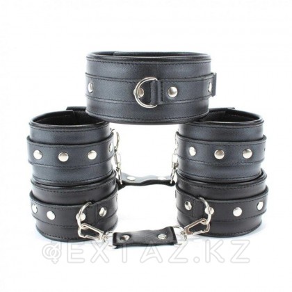Набор фиксаторов из натуральной кожи - extaz.kz Шынайы былғарыдан жасалған бекіткіштер жиынтығы от sex shop Extaz