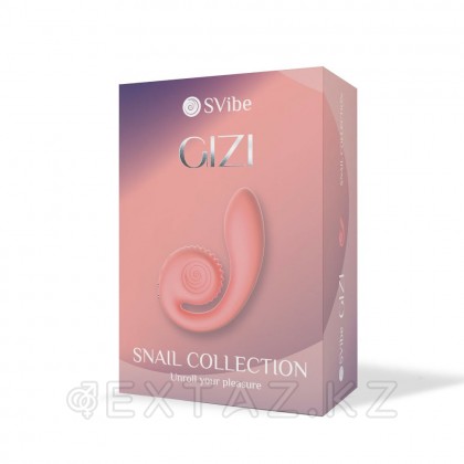 Қос нүкте стимуляторы G SVibe Snail gizi шабдалы қызғылт от sex shop Extaz фото 7