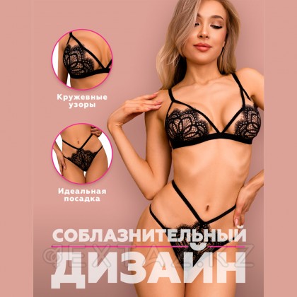 Muse кружевые және стрепті контур жинағы) (L / XL) от sex shop Extaz фото 9