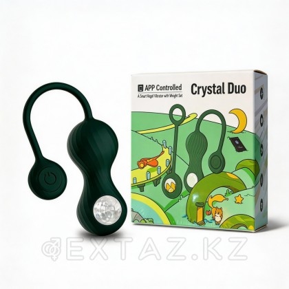Magic Motion Crystal duo кегель жаттықтырушысы қою жасыл от sex shop Extaz фото 2
