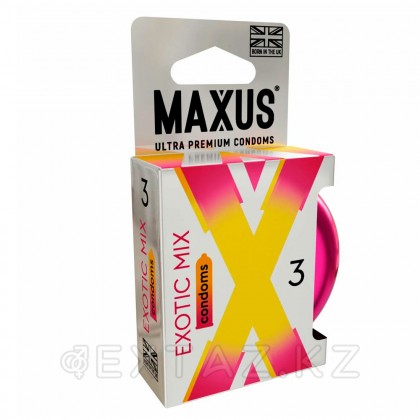 MAXUS X - Edition Exotic Mix презервативтері, хош иісті, 3 дана от sex shop Extaz фото 2