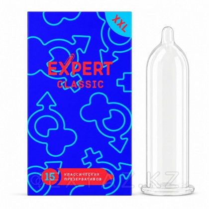 EXPERT Classic XXL презервативтері, классикалық, үлкейтілген, 15 дана от sex shop Extaz