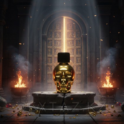 Poppers Gold Skull 24 мл. (Pentyl) от sex shop Extaz фото 3