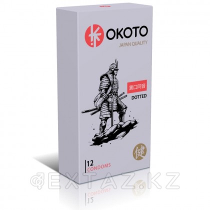 OKOTO DOTTED презервативтері (12 текстуралы презерватив беті бар) от sex shop Extaz