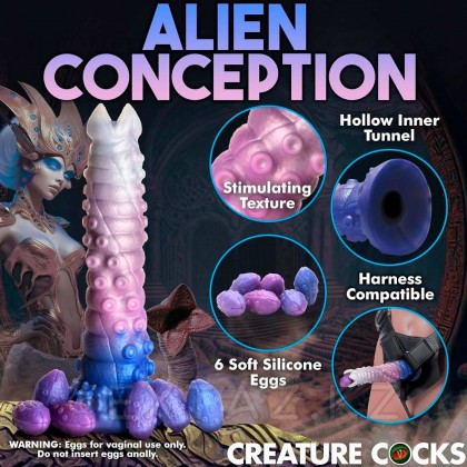 Dildo CC Tenta - Queen Ovipositor dildo w / Eggs от sex shop Extaz фото 4