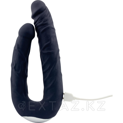 Двойной фаллоимитатор LEALSO black (20*3,2) от sex shop Extaz фото 8